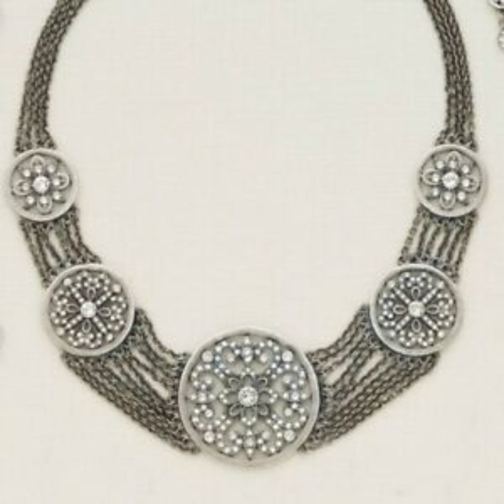 Angelique Collar Necklace- Touchstone Crystal